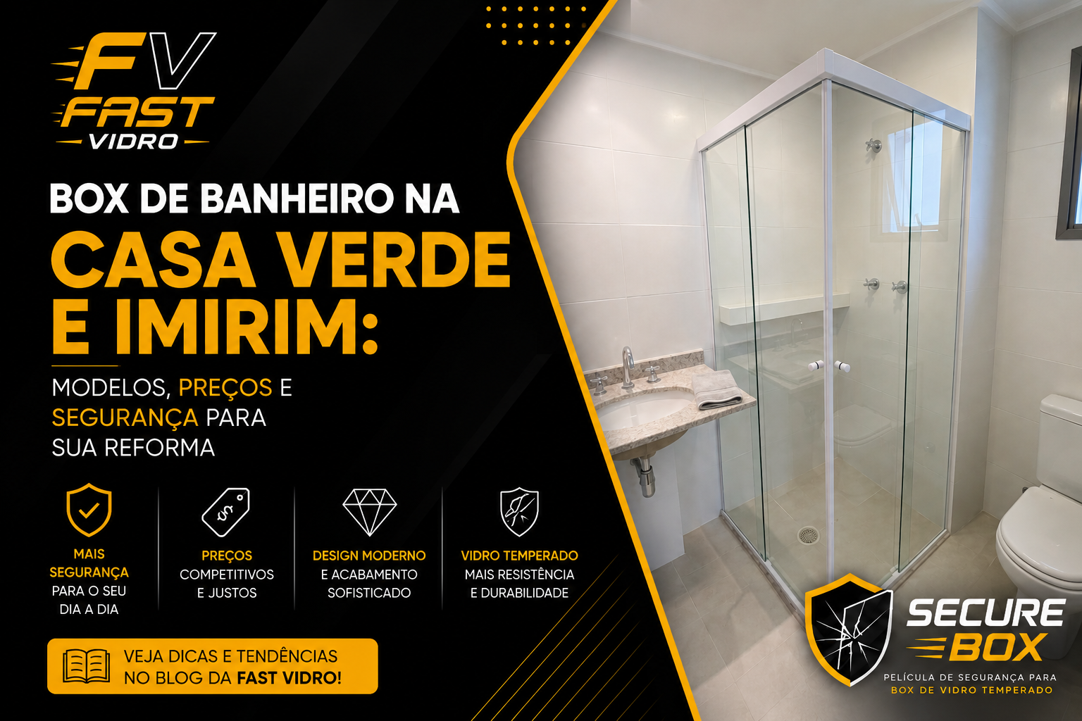 Box de Banheiro na Casa Verde e Imirim: Modelos, Preços e Segurança para Sua Reforma
