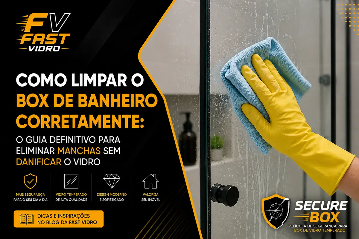 Como Limpar o Box de Banheiro Corretamente: O Guia Definitivo para Eliminar Manchas sem Danificar o Vidro