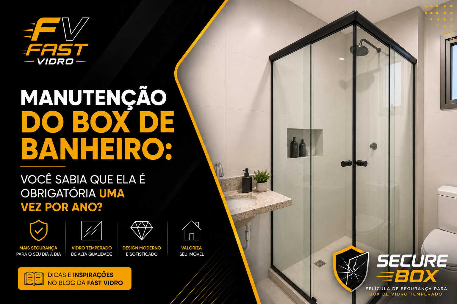 Manutenção do Box de Banheiro: Você Sabia que Ela é Obrigatória uma Vez por Ano?