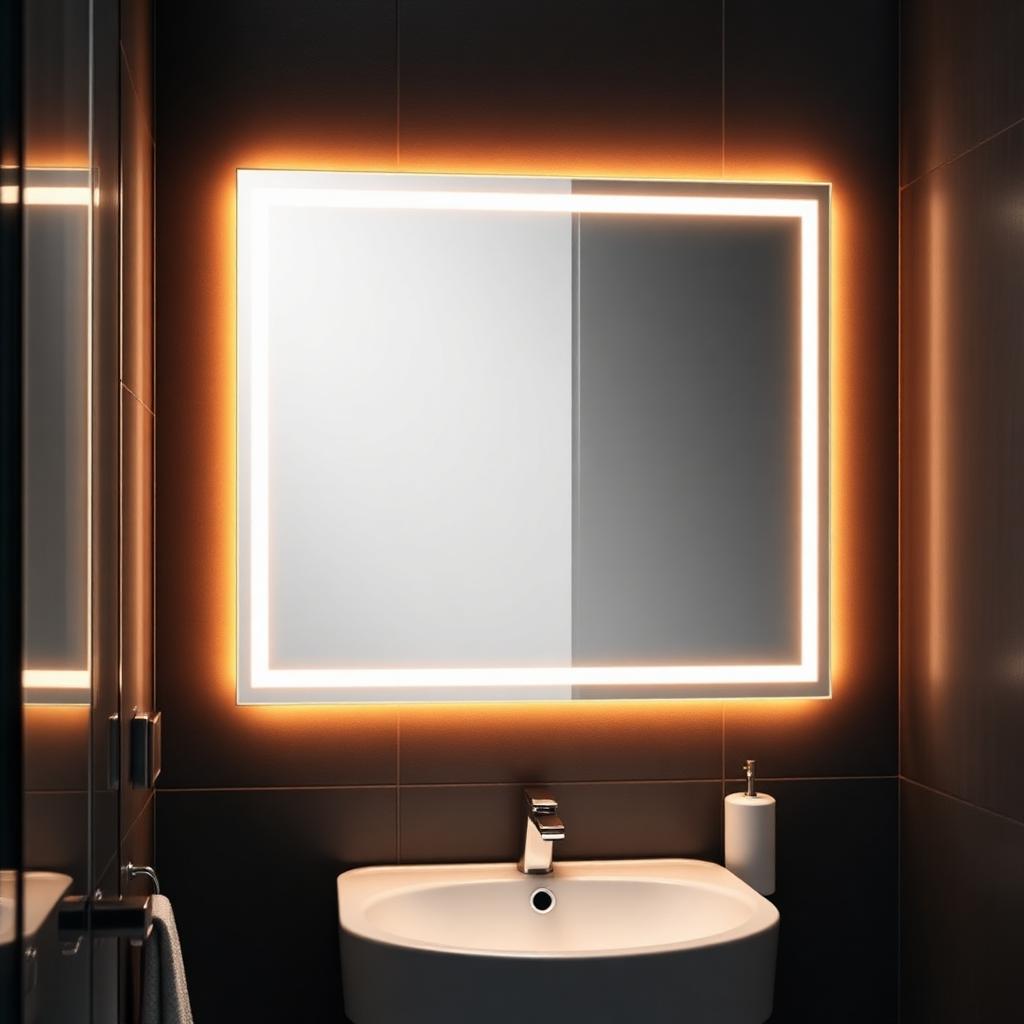 Espelhos LED com tecnologia e design